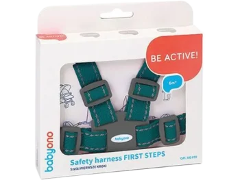 Zdjęcie produktu BabyOno Szelki dla dzieci spacerowe i do wózka FIRST STEPS morski, sprzęt medyczny