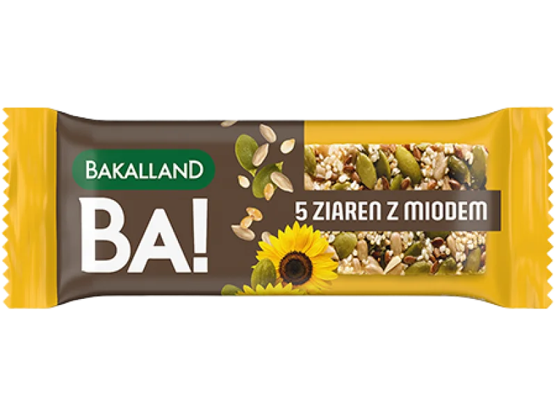 BAKALLAND BA! Baton 5 ziaren z miodem