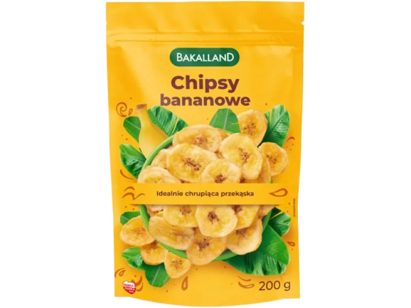 BAKALLAND Chipsy bananowe