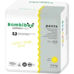 Bambiboo Cottonwear Jednorazowe pieluchomajtki z bawełną organiczną