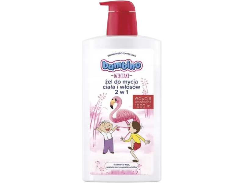 Bambino Dzieciaki Żel do mycia ciała i włosów 2w1 (Flaming), żel