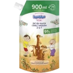 Bambino Dzieciaki Żel do mycia ciała i włosów 2w1 (Surykatki), żel