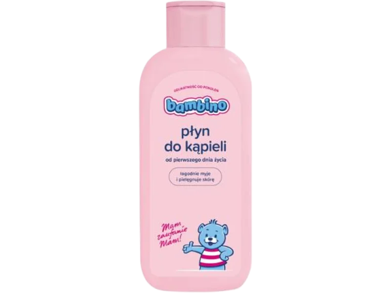 Bambino Płyn do kąpieli dla dzieci łagodnie myje i pielęgnuje skórę