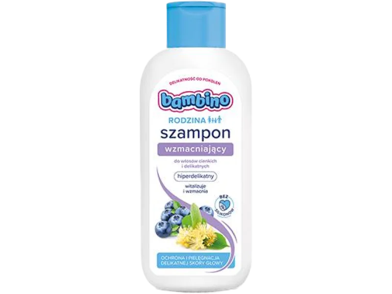 Bambino Rodzina szampon wzmacniający do włosów cienkich i delikatnych