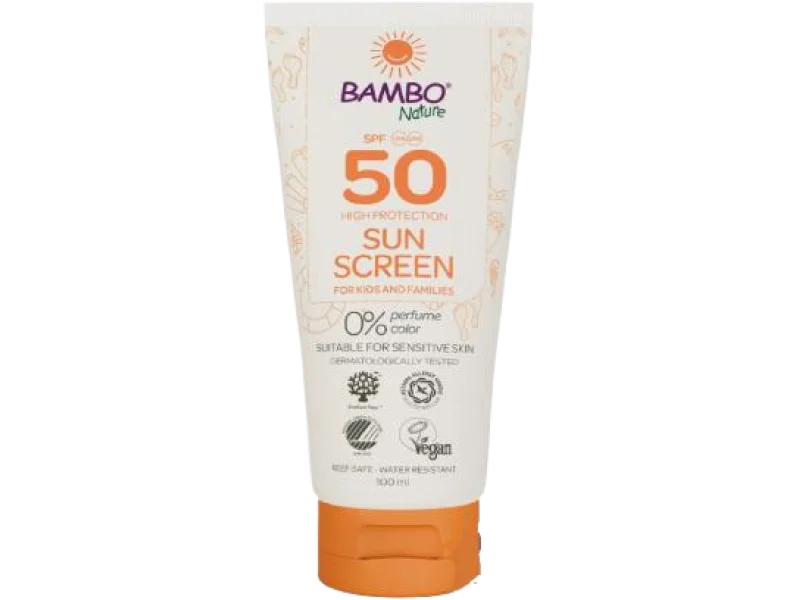 BAMBO Nature Krem przeciwsłoneczny SPF 50 nieperfumowany