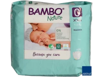 BAMBO Nature Pieluszki rozmiar 0 (1-3kg), środki chłonne