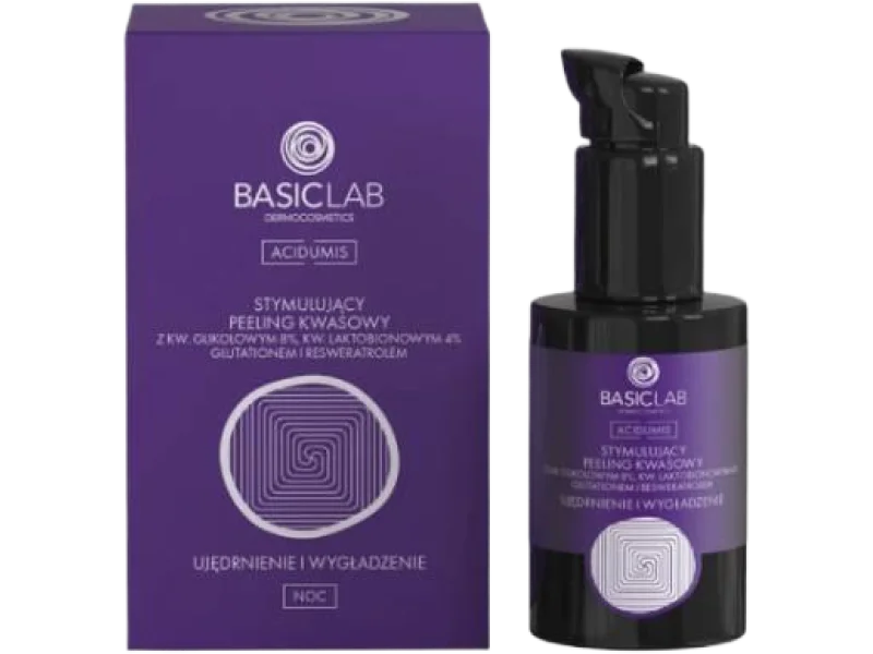BASICLAB Acidumis Stymulujący peeling kwasowy Ujędrnienie i Wygładzenie