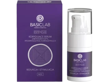 Zdjęcie produktu BASICLAB Korygujące serum z retinalem 0,07%, fitosfingozyną i karnozyną 2.0 Redukcja i Stymulacja