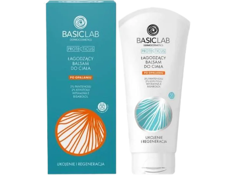 BASICLAB Łagodzący balsam do ciała po opalaniu