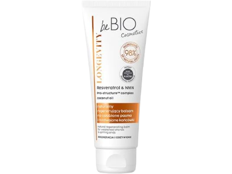 BE BIO EWA CHODAKOWSKA LONGEVITY Regeneracja i odżywienie Naturalny balsam na osłabione pasma i rozdwojone końcówki