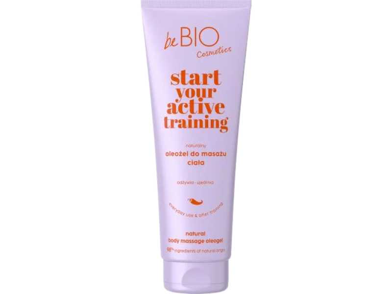 BE BIO EWA CHODAKOWSKA Start Your Active Training Naturalny oleożel do masażu ciała