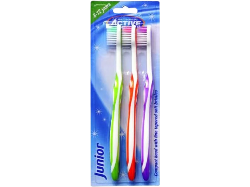 Beauty Formulas Active Oral Care Junior Szczoteczki do zębów dla dzieci 8-12 lat, sprzęt medyczny