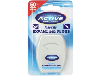 Zdjęcie produktu BEAUTY FORMULAS Active Oral Care nić dentystyczna miętowa z fluorem