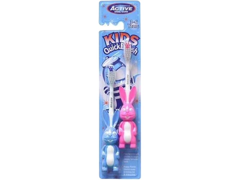 Beauty Formulas Active Oral Care Szczoteczka do zębów Kids Quick Królik, sprzęt medyczny