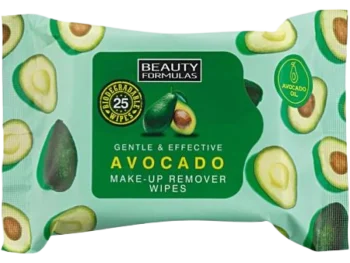 BEAUTY FORMULAS Chusteczki do demakijażu Avocado