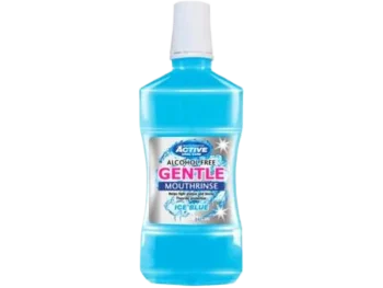 Zdjęcie produktu BEAUTY FORMULAS Gentle Mouthrinse Bezalkoholowy płyn do płukania jamy ustnej z fluorem Ice Blue, płyn do jamy ustnej