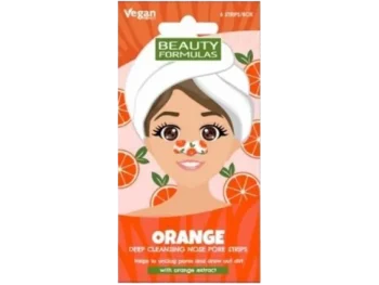 Zdjęcie produktu BEAUTY FORMULAS Głęboko oczyszczające paski na nos Pomarańcza, plaster