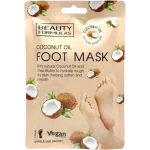 BEAUTY FORMULAS Maska do stóp z olejem kokosowym