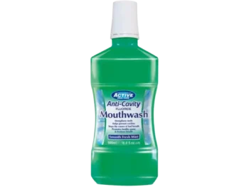 BEAUTY FORMULAS Płyn do płukania jamy ustnej z fluorem Fresh Mint, płyn do jamy ustnej