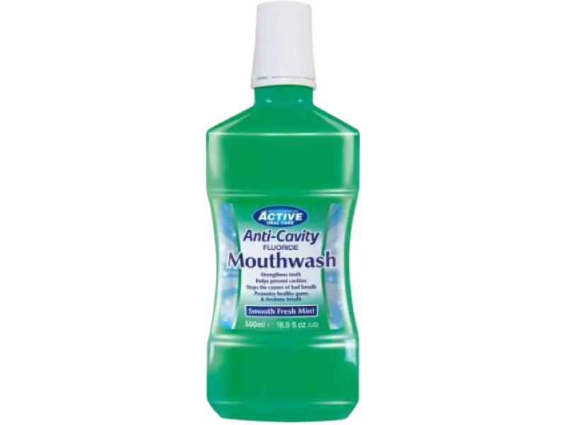 BEAUTY FORMULAS Płyn do płukania jamy ustnej z fluorem Fresh Mint, płyn do jamy ustnej