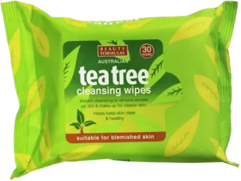Zdjęcie produktu BEAUTY FORMULAS Tea Tree Chusteczki do twarzy