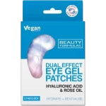 BEAUTY FORMULAS Żelowe płatki pod oczy Kwas hialuronowy i Olej różany, plaster