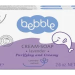 BEBBLE Mydło lawendowe dla dzieci, kostka