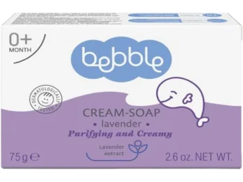 Zdjęcie produktu BEBBLE Mydło lawendowe dla dzieci, kostka
