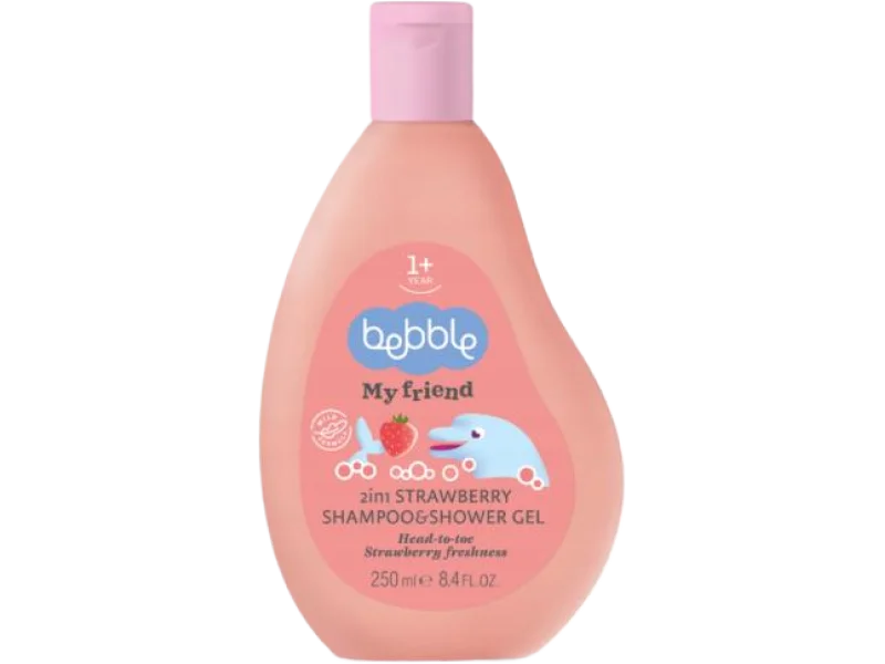 BEBBLE Szampon i żel pod prysznic 2w1 Truskawkowy