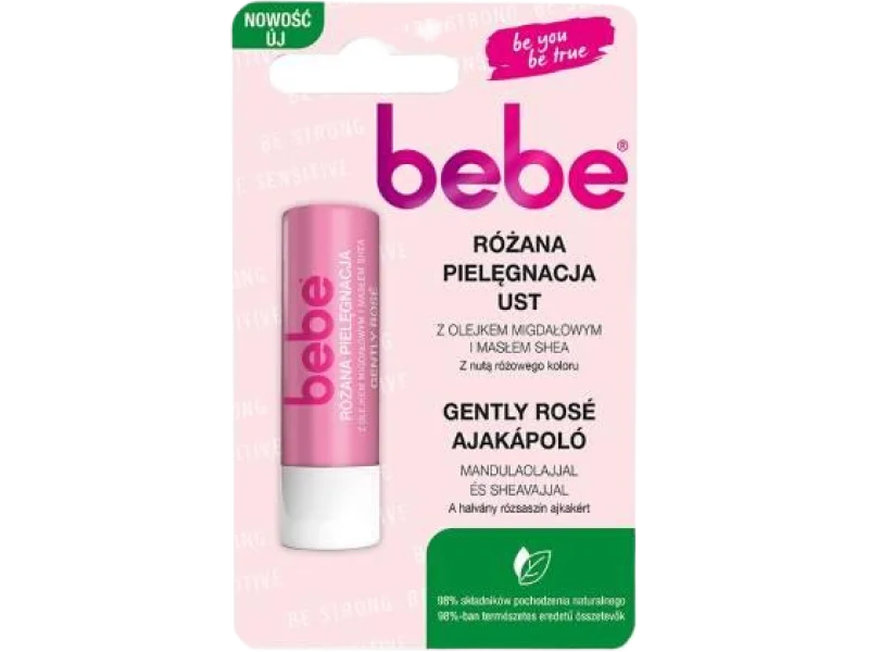 BEBE Balsam do ust Różany, pomadka