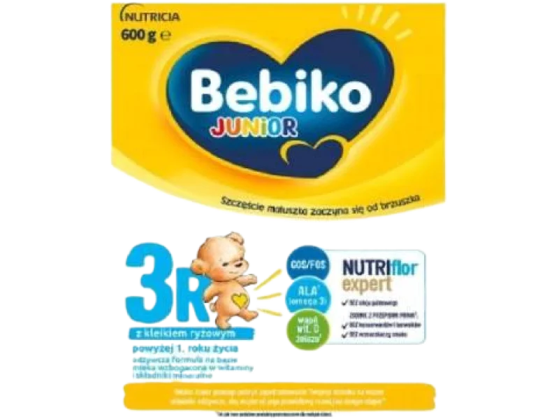Bebiko Junior 3R Odżywcza formuła na bazie mleka dla dzieci powyżej 1. roku życia, proszek