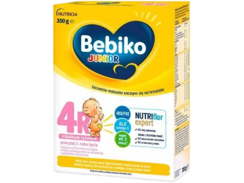 Bebiko Junior 4R Mleko modyfikowane dla dzieci powyżej 2. roku życia z kleikiem ryżowym, proszek