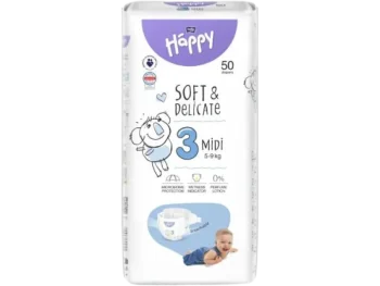 Bella Baby Happy Soft & Delicate Midi 3, środki chłonne