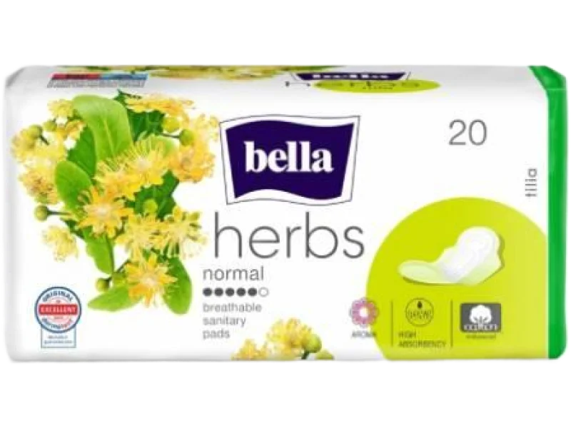 Bella Herbs Normal Tilia Podpaski higieniczne, środki chłonne