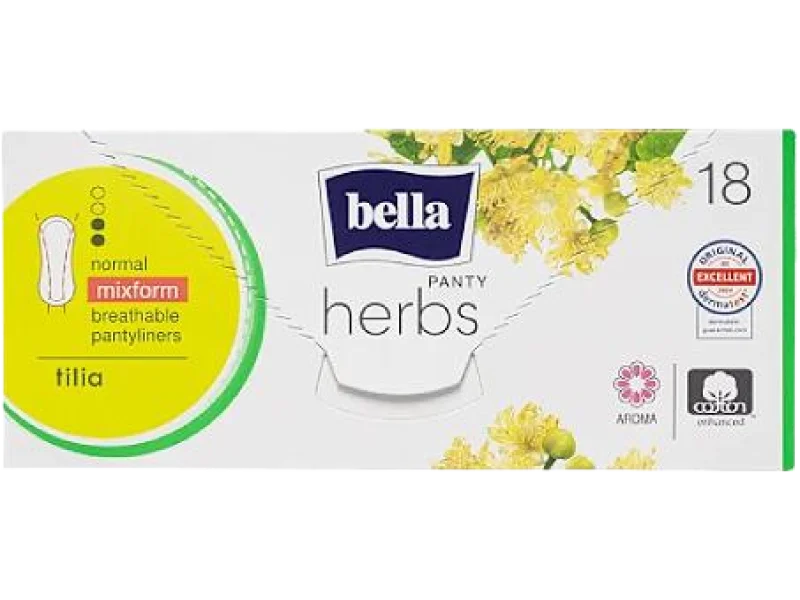 BELLA Herbs Wkładki higieniczne z kwiatem lipy Normal
