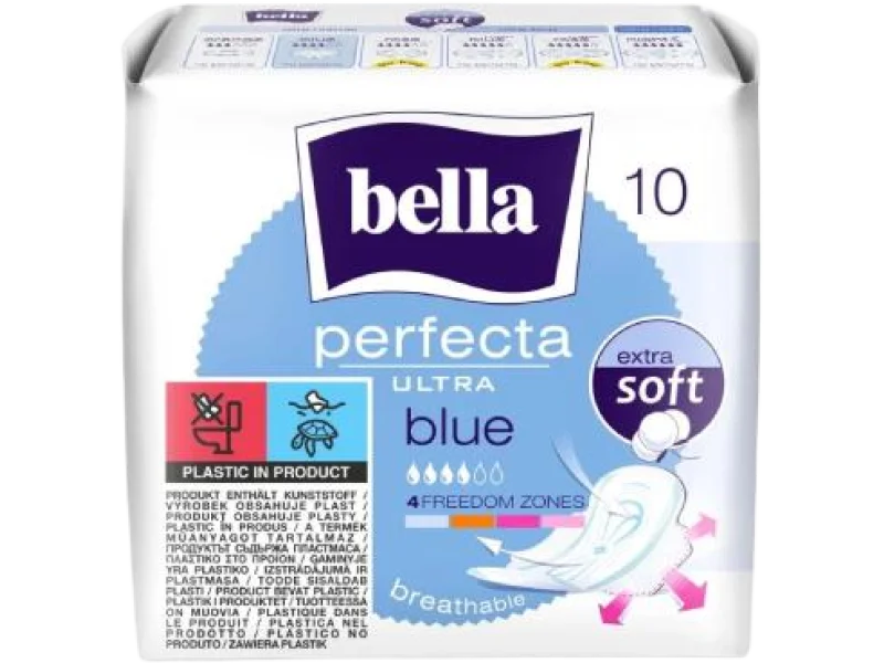 BELLA Podpaski Perfecta Ultra Blue, środki chłonne