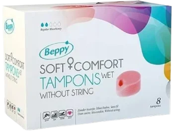 Zdjęcie produktu BEPPY CLASSIC WET Miękkie wilgotne tampony bez sznureczka, zatyczki