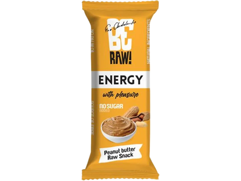 BeRAW Energy Peanut Butter Baton o smaku masła orzechowego