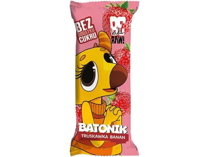 BeRAW Kids Baton Truskawka Banan