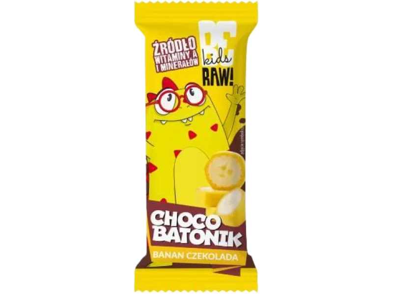 BeRAW Kids Batonik Banan & Czekolada