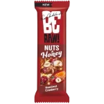 BeRaw Nuts&Honey baton żurawinowo-miodowy z orzechami laskowymi