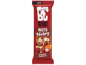 Zdjęcie produktu BeRaw Nuts&Honey baton żurawinowo-miodowy z orzechami laskowymi