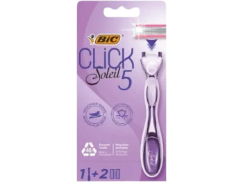 Zdjęcie produktu BIC Soleil Click 5 Maszynka do golenia + 2 wkłady, sprzęt medyczny