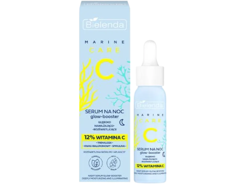 BIELENDA Marine Care C Serum głęboko nawilżająco-rozświetlające na noc