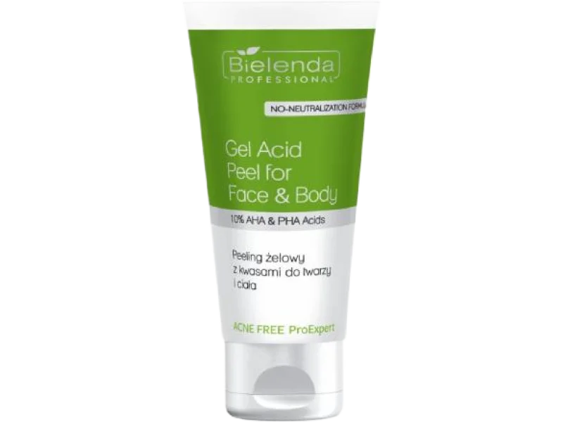 BIELENDA PROFESSIONAL ACNE FREE ProExpert Peeling żelowy do twarzy i ciała z kwasami