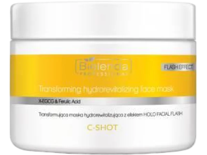 BIELENDA PROFESSIONAL C-SHOT Transformująca maska hydrorewitalizująca z efektem HOLO FACIAL FLASH