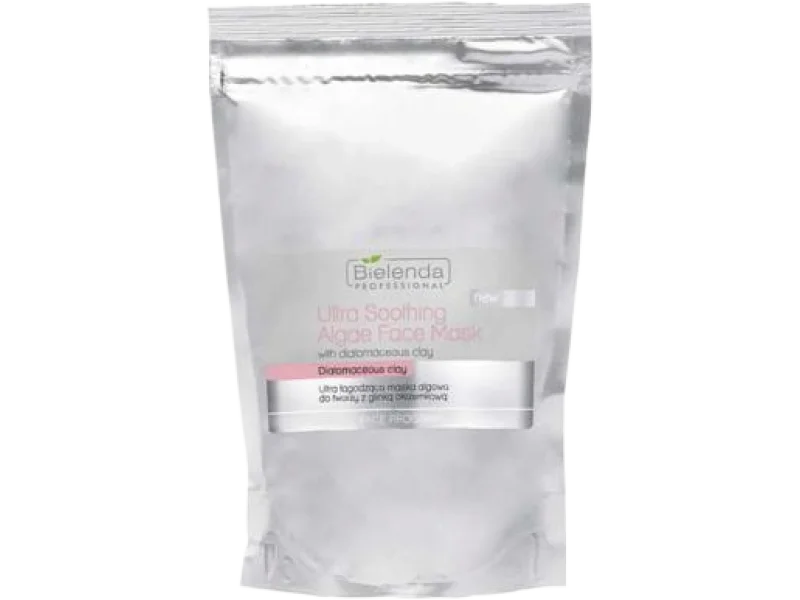 BIELENDA Professional Maska algowa do twarzy ultrałagodząca z glinką okrzemkową – opakowanie uzupełniające, proszek