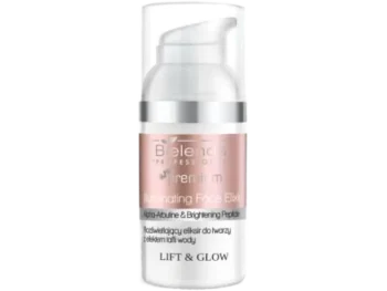 BIELENDA PROFESSIONAL PREMIUM LIFT & GLOW Rozświetlający eliksir do twarzy z efektem tafli wody, serum