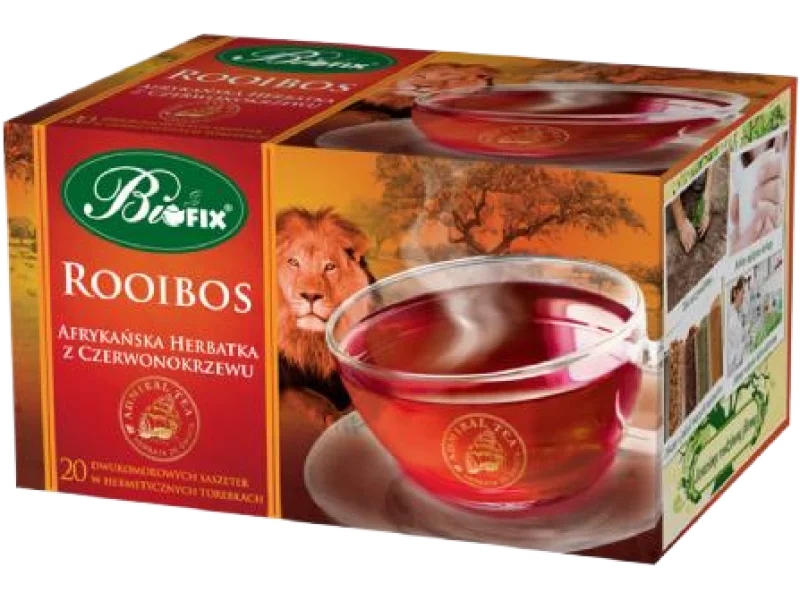 BiFix Admiral PU-ERH Afrykańska herbata czerwona Rooibos, saszetki