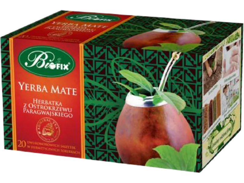 BiFix Admiral PU-ERH Yerba Mate Herbata z ostrokrzewu paragwajskiego ekspresowa, saszetki